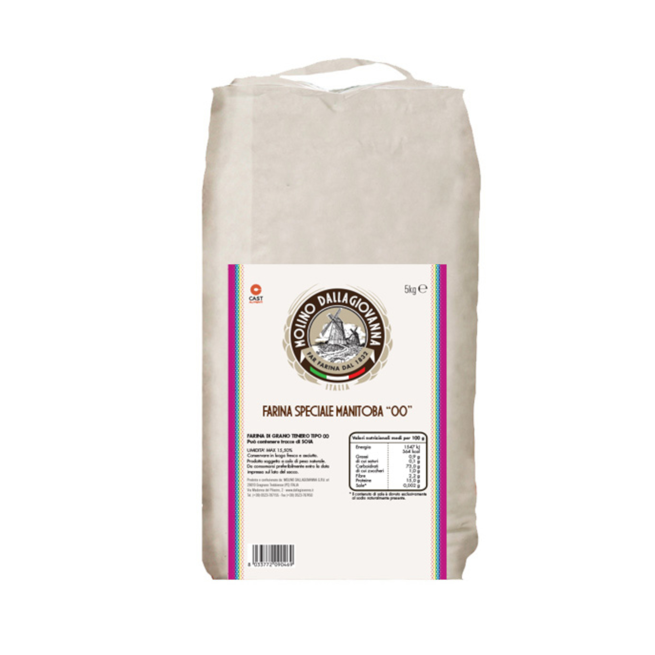 Farina “0” Manitoba sacco da 25kg