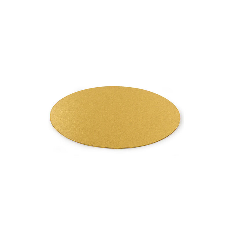 Sottotorta cakeboard rotondo sottile gold Ø180xH3mm pezzo singolo