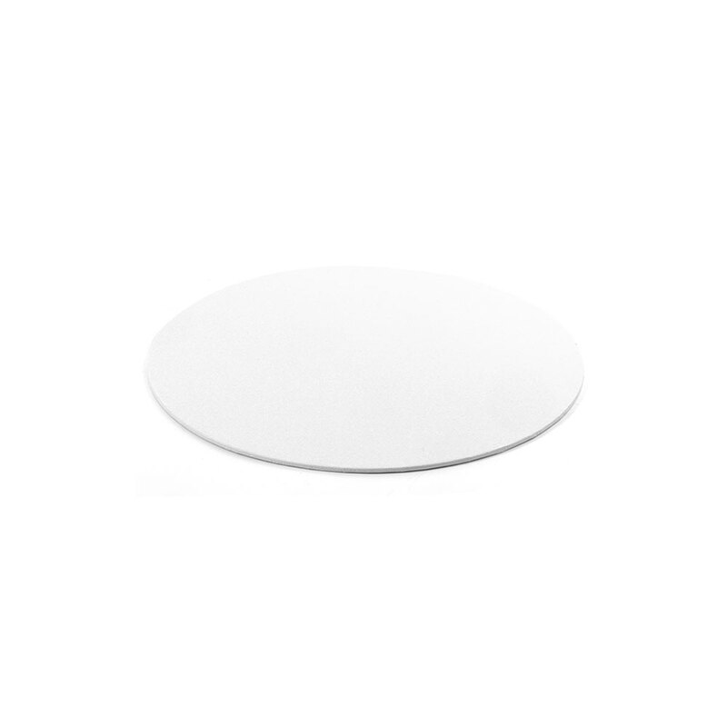 Sottotorta cakeboard rotondo sottile bianco Ø200xH3mm pezzo singolo