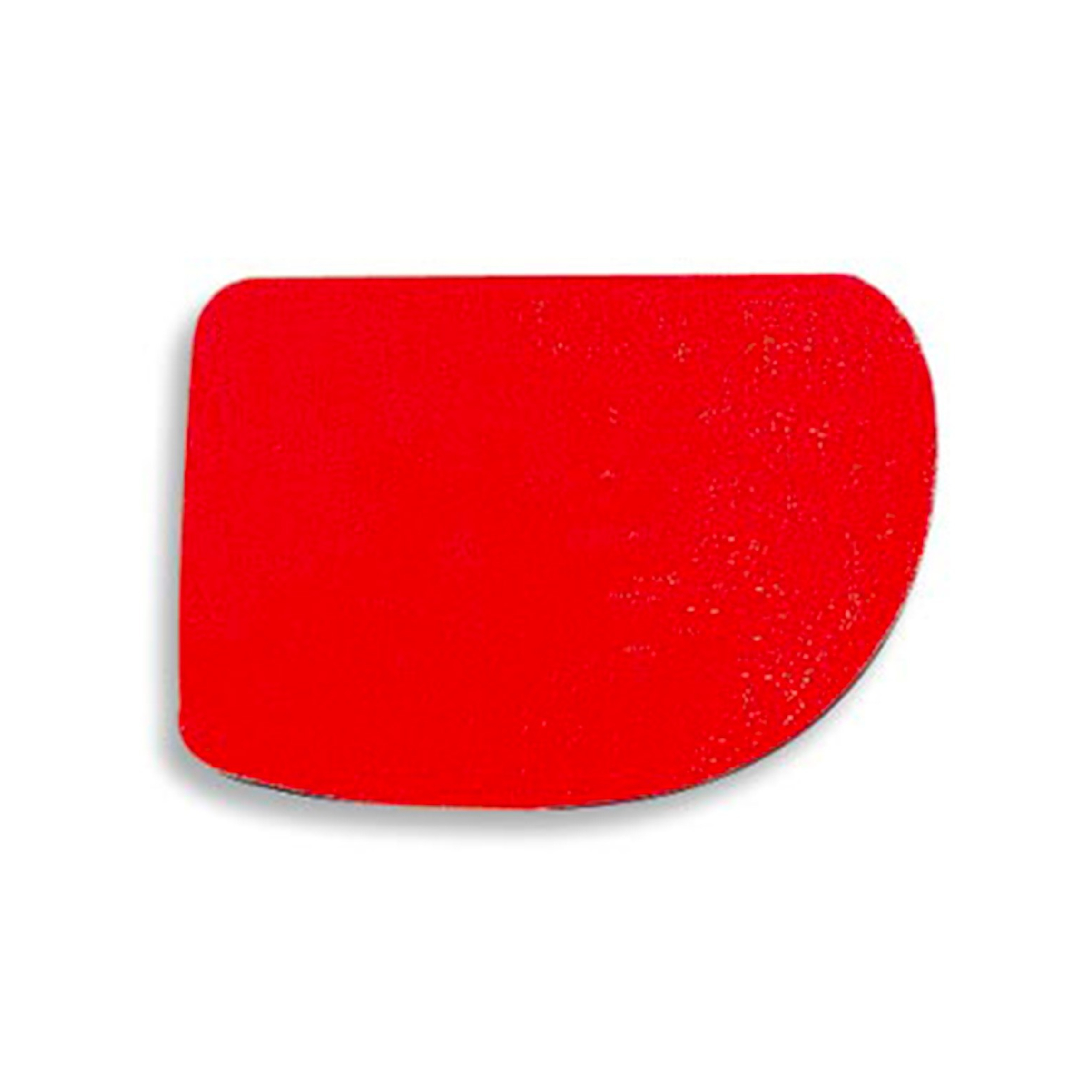 Raschietto rosso in polipropilene 11x8cm pezzo singolo